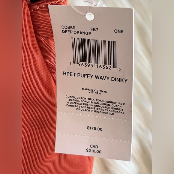 💰SOLD - CQ859 - Coachtopia Loop Puffy Wavy Dinky Bag - Picture 11 of 14